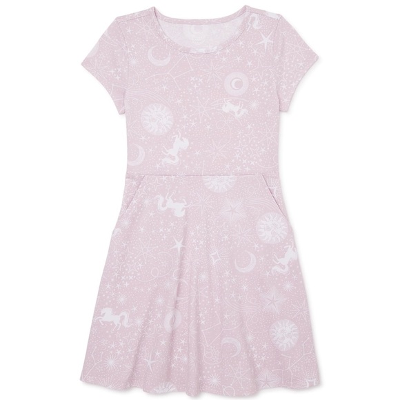 Other - Wonder Nation Girls Short Sleeve Play Dress with Pockets